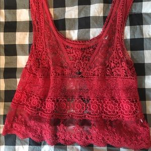 Kimichi Blue Lace Top